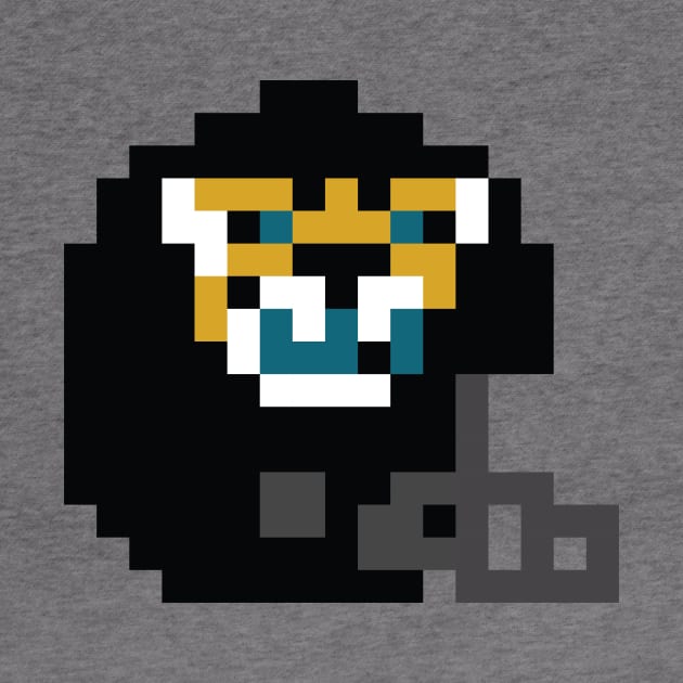 8 Bit Jacksonville Jaguars Helmet by N8I